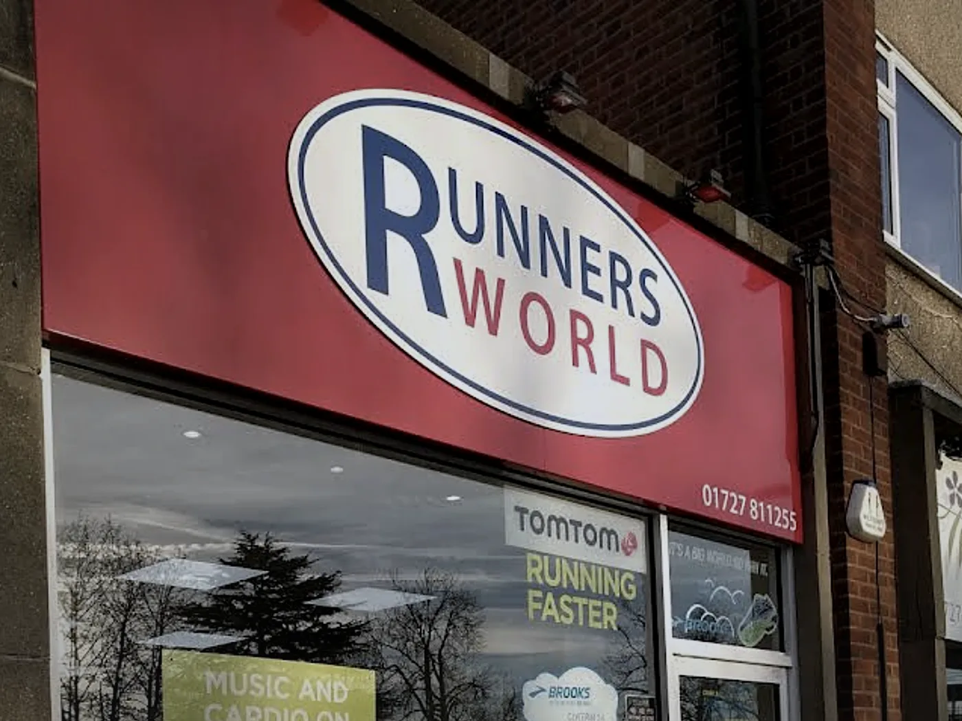 Runners World shopfront in St Albans