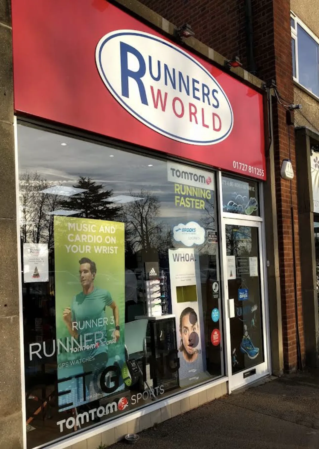 Runners World shopfront in St Albans