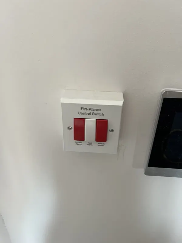 Fire alarm control switch
