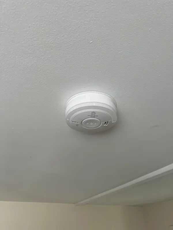 Ceiling smoke alarm, finished