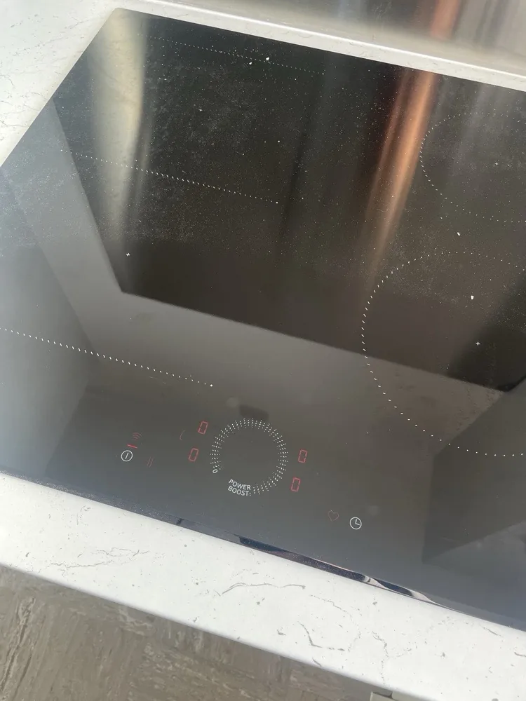 New induction hob connected and working