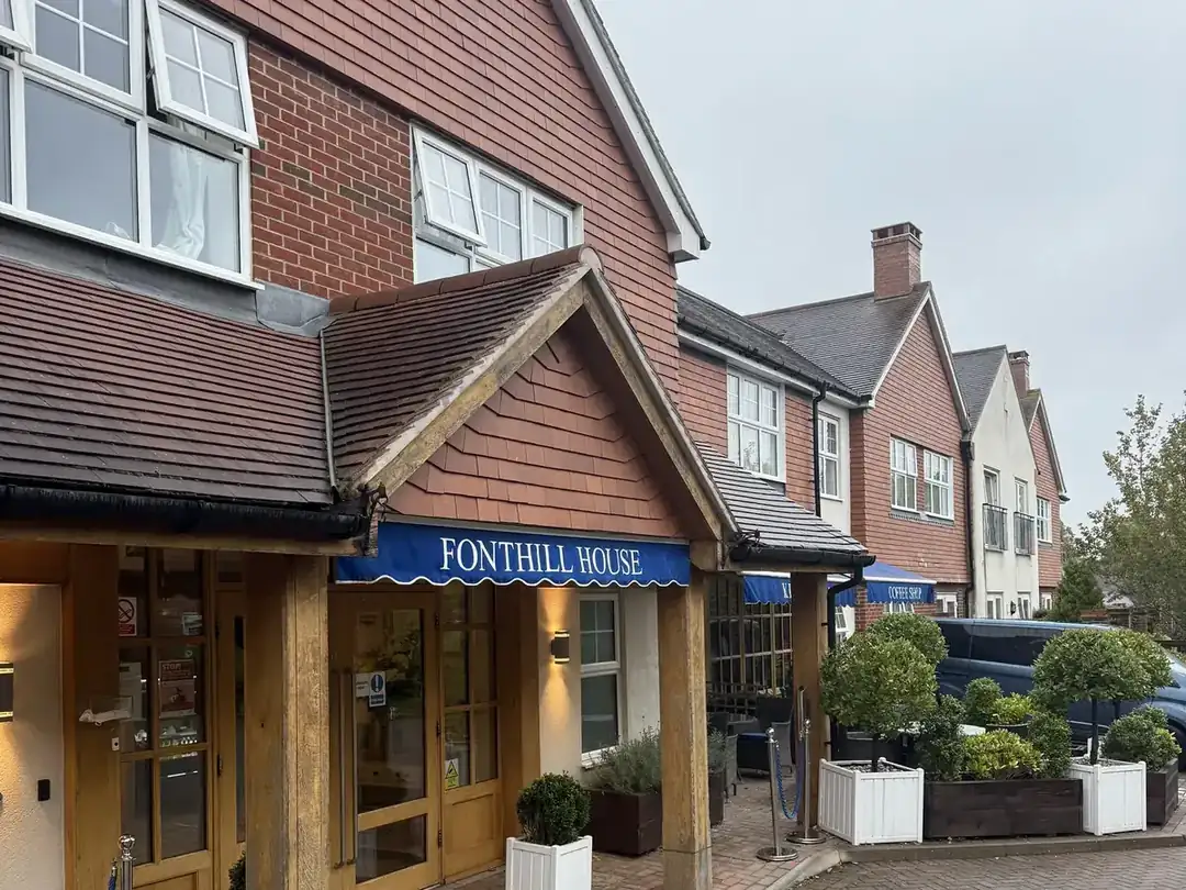 The entrance to Fonthill House care home in St Albans