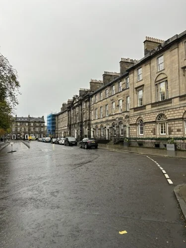 Charlotte Square, Edinburgh, from the office steps