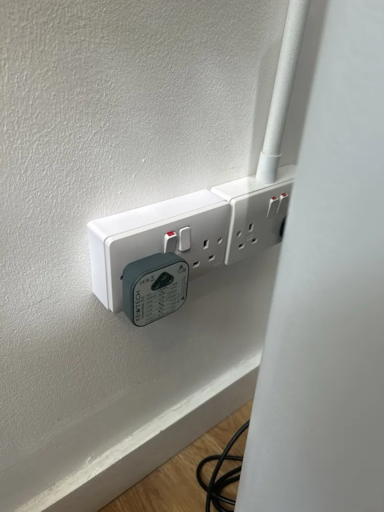 One of the new double sockets, tested